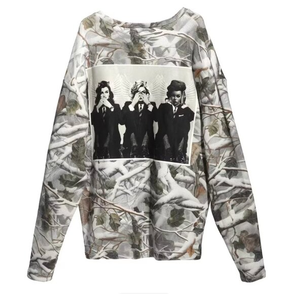 Boys Lie Rose Colored Glasses Thermal Longsleeve Sweatshirt - Picture 4 of 6